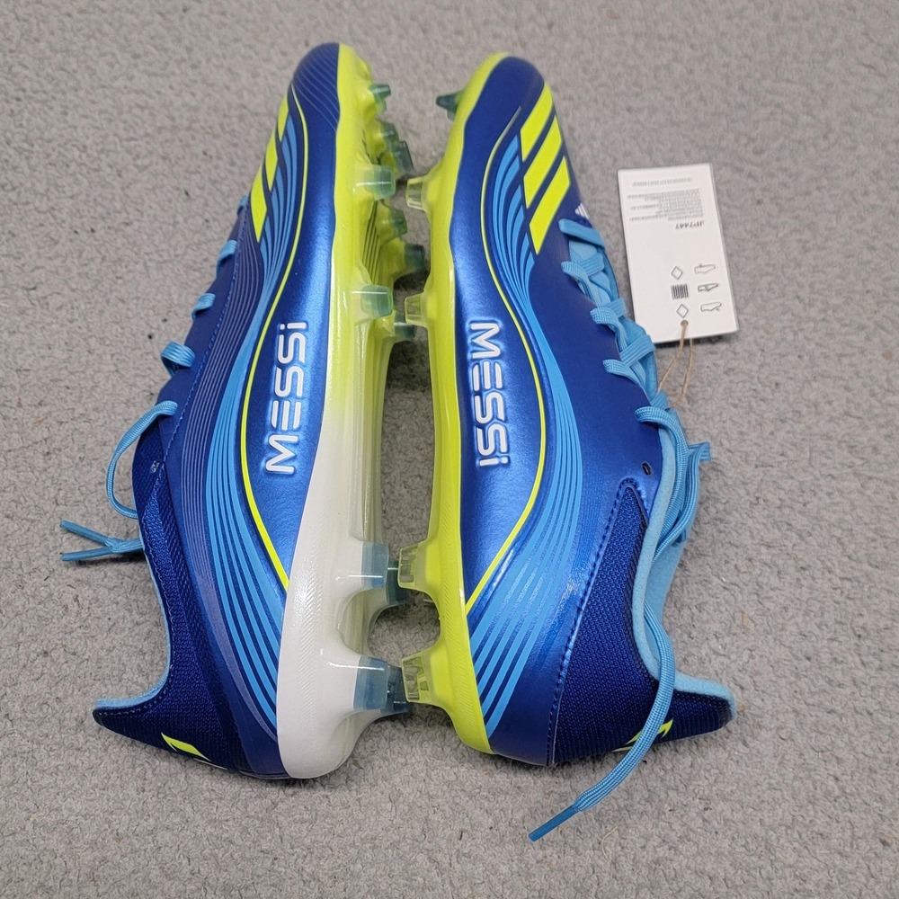 Adidas F50 Messi League FG Shoes Mens 8 Womens 9 Blue Firm Ground‎ Soccer Cleats - Picture 6 of 12